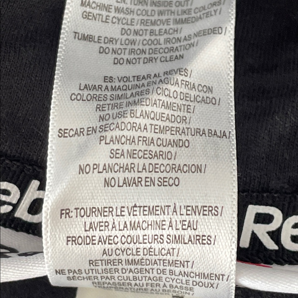 Men's new with tags 3x Reebok black delta fleece hoodie - Picture 7 of 9